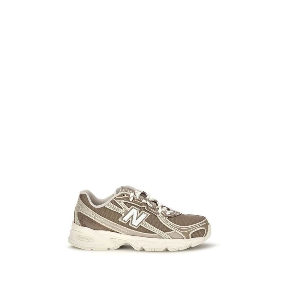 New Balance Beige Fabric Athletic Women's Sneakers